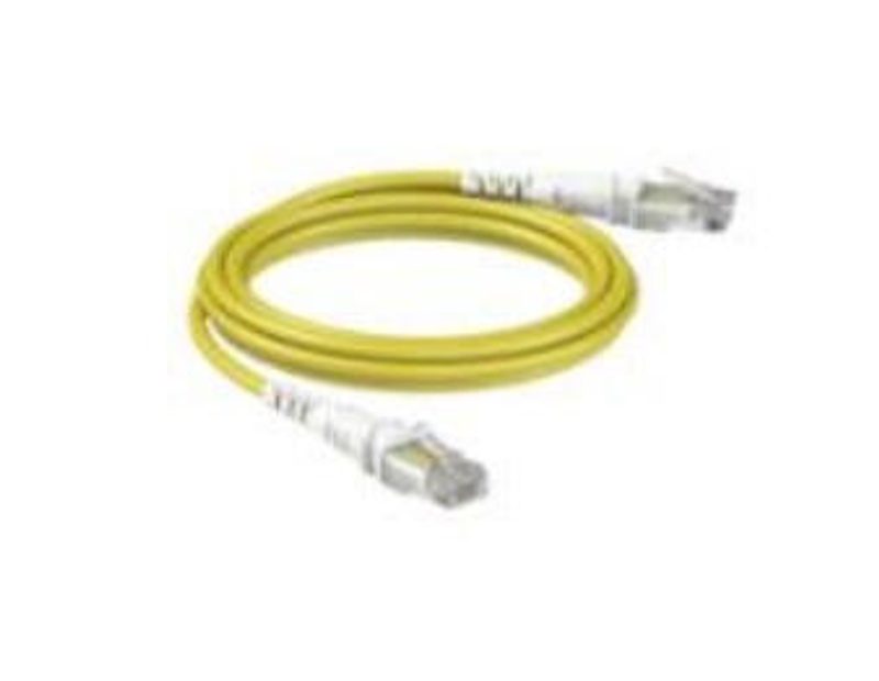 Patchsee ThePATCHCORD Câble de raccordement RJ45 Cat. 6A, U/UTP, extra fin, jaune, 1,2 m