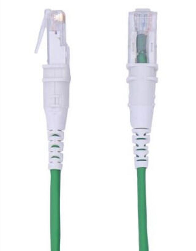 Patchsee ThePATCHCORD Câble de raccordement RJ45 Cat. 6A, U/UTP, extra fin, vert, 1,5 m