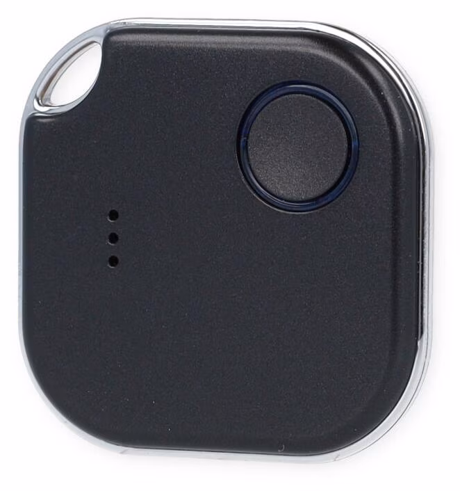 Shelly BLU Button1 Bouton d'activation d'actions et de scènes Bluetooth®, noir (Shelly_BB_s)