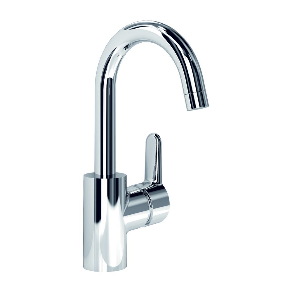 Robinetterie de lavabo Connect Blue Ideal Standard, sans évacuation, bec haut, sortie 146 mm, chromé