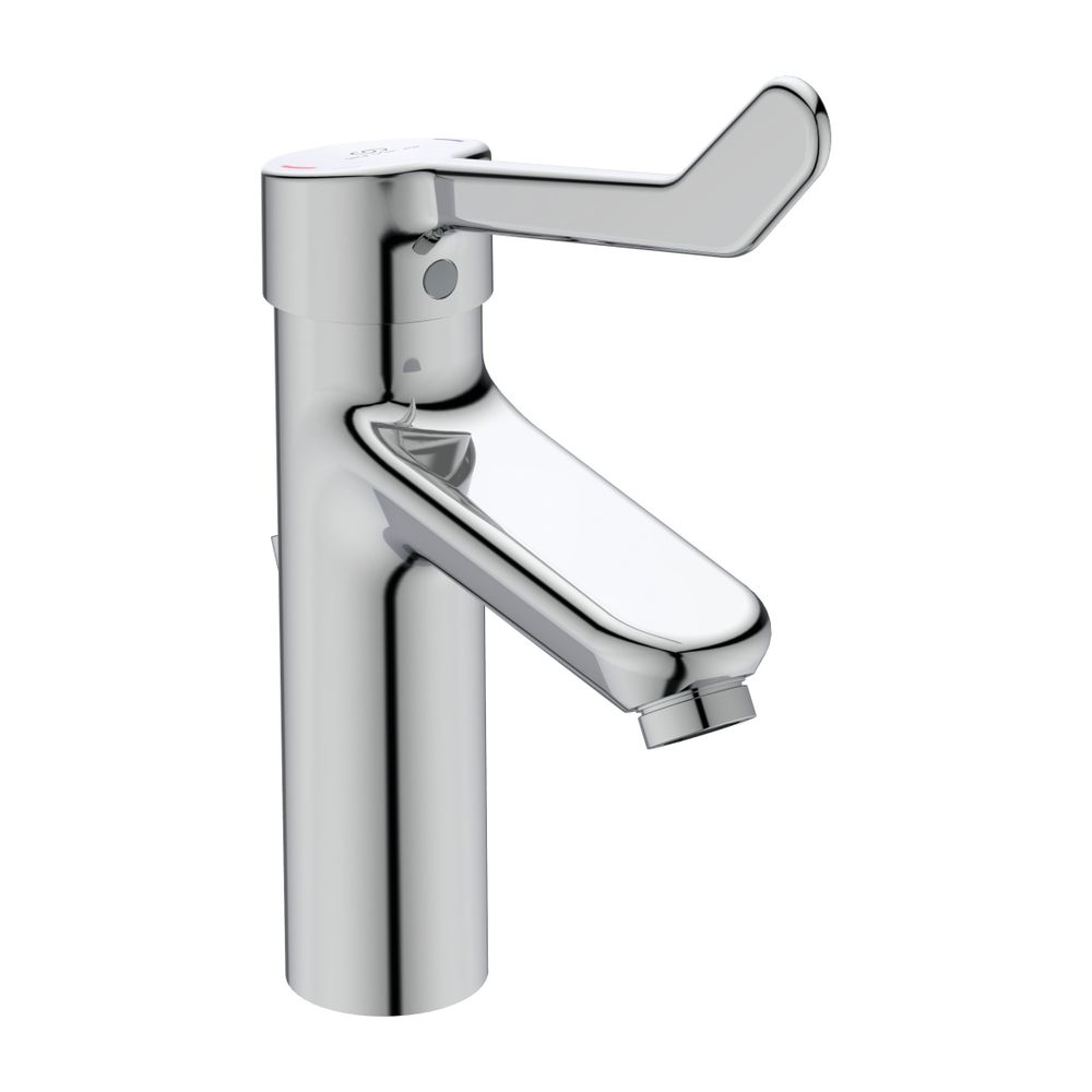 Ideal Standard robinetterie de lavabo Ceraplus Grande avec levier clinique et évacuation, portée 123 mm, chromé