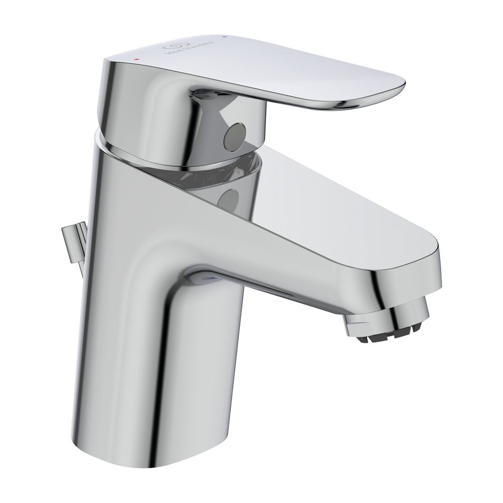 Ideal Standard Robinetterie de lavabo Ceraflex, débit 5 l/min., avec bonde, sortie 101 mm, chromé