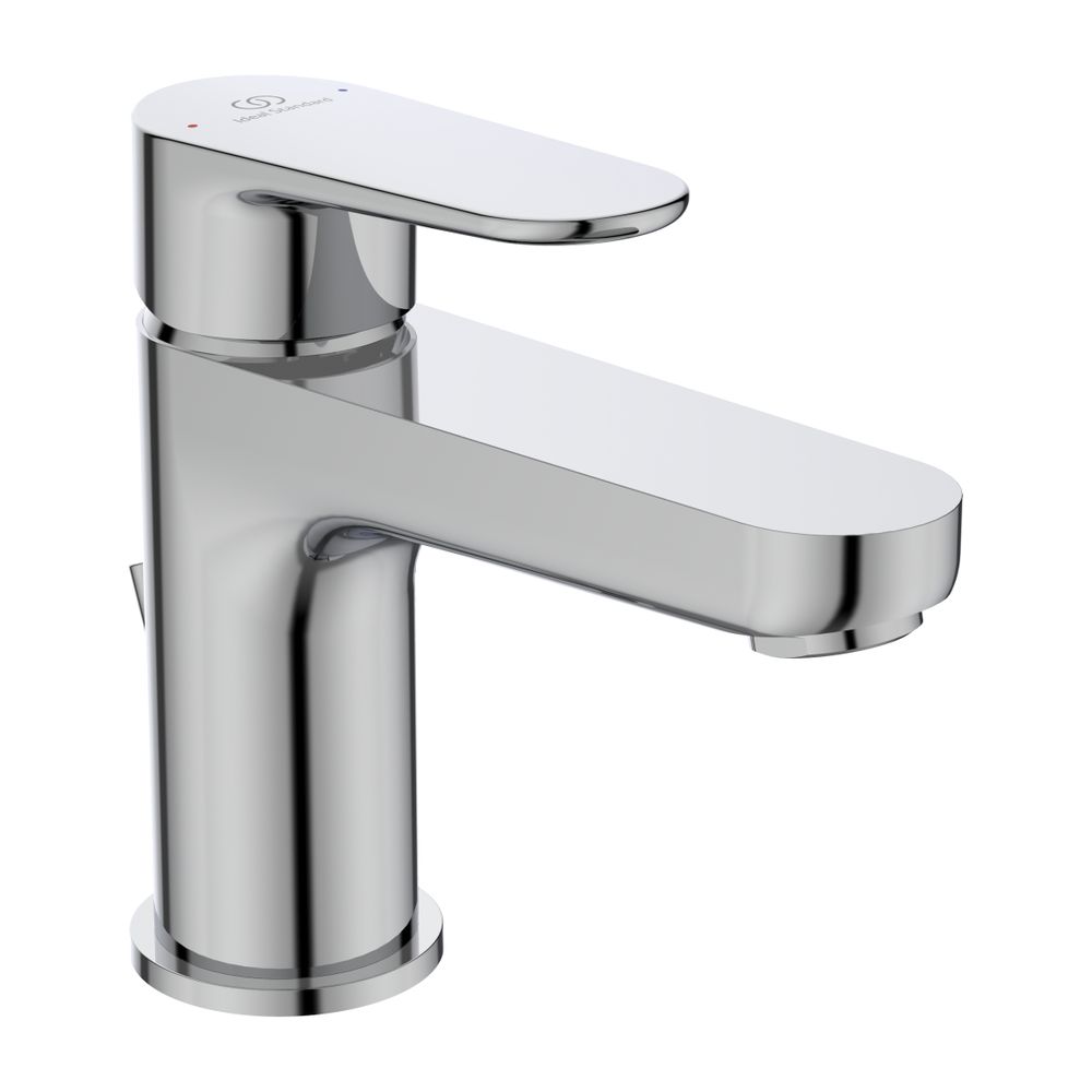 Robinetterie de lavabo Ideal Standard Cerafine sans H80, avec bonde de vidange Ausld.114mm, chromé