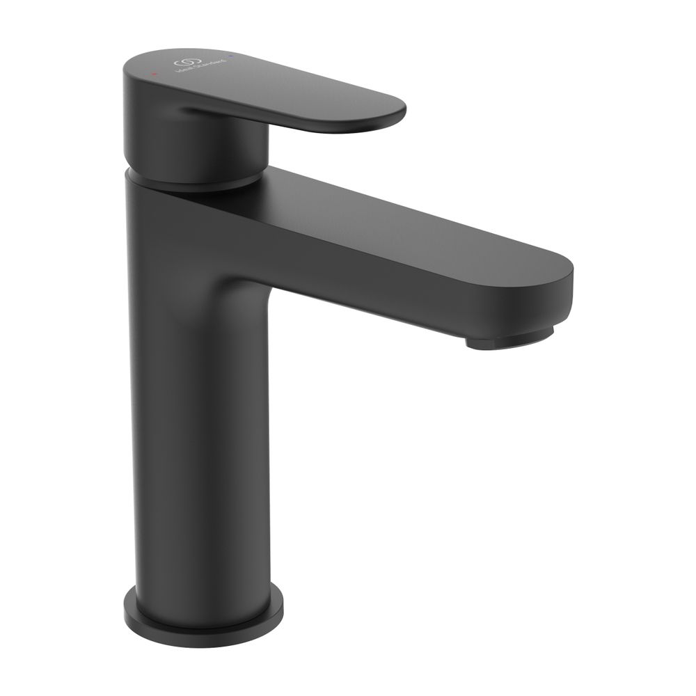 Robinetterie de lavabo Cerafine O H120 Ideal Standard sans évacuation. Sortie 126 mm Silk Black