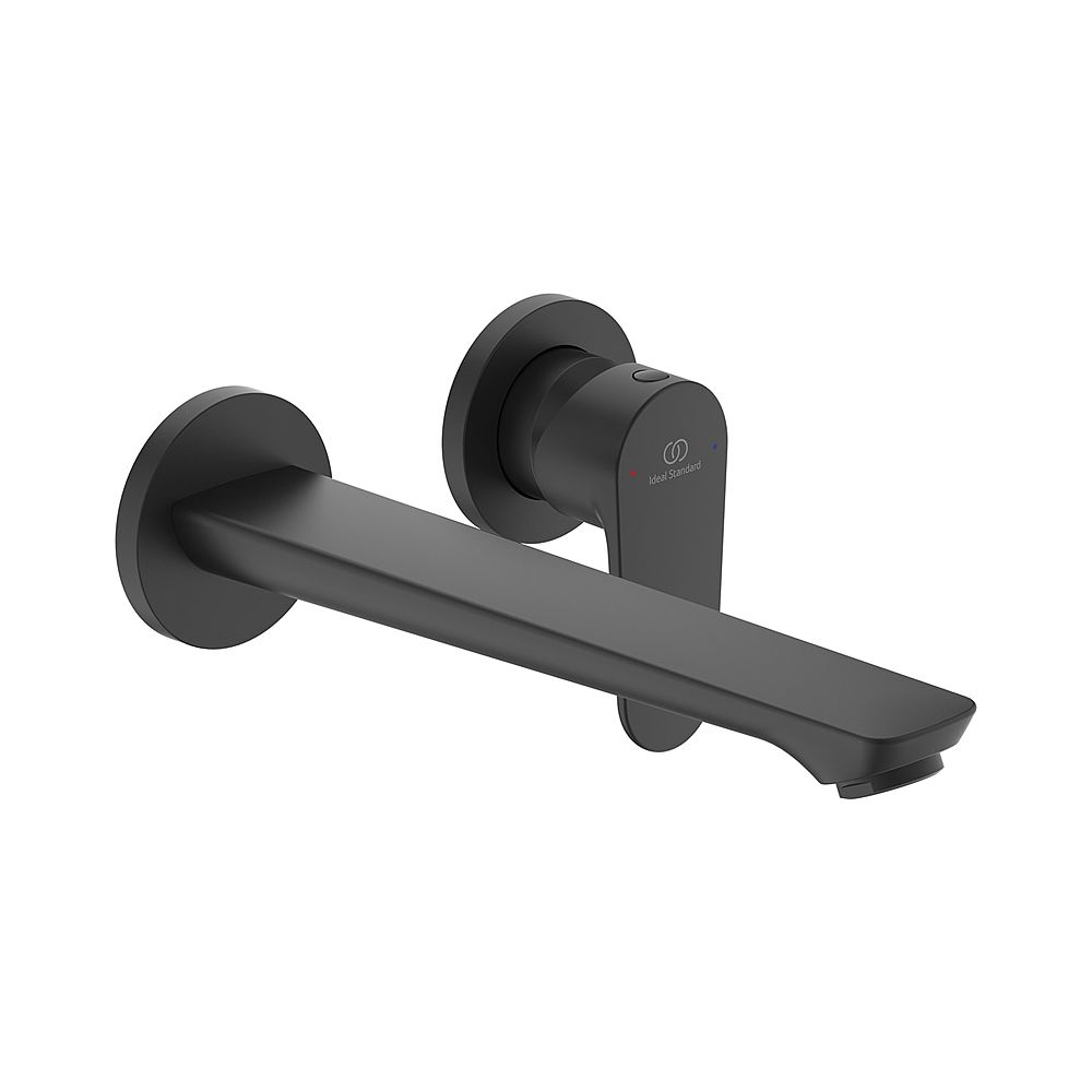 Mitigeur de lavabo mural Cerafine O Ideal Standard, sortie 224 mm, Silk Black