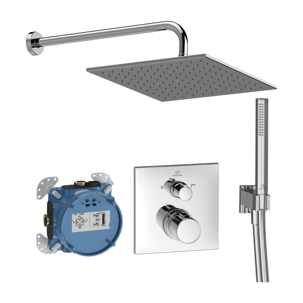 Pack robinetterie encastrée Ideal Standard Ceratherm C100 Chrom