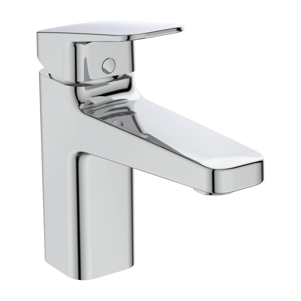 Robinetterie de lavabo Ceraplan H90 avec garniture d'évacuation Ausld. 124 mm Chrom