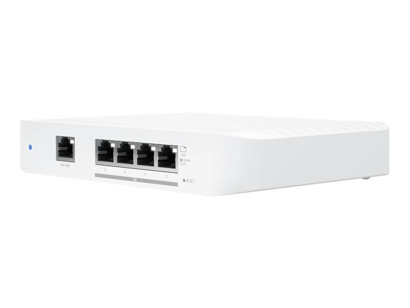Ubiquiti USW Flex XG Switch Desktop PoE+ - géré - 4 x 100/1000/2.5G/10GBase-T + 1 x 10/100/1000 (PoE+) (USW-FLEX-XG)