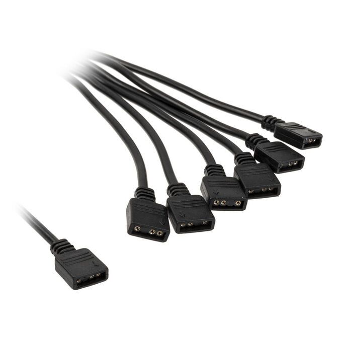 Câble splitter EK Water Blocks EK-D-RGB 6 voies D-RGB