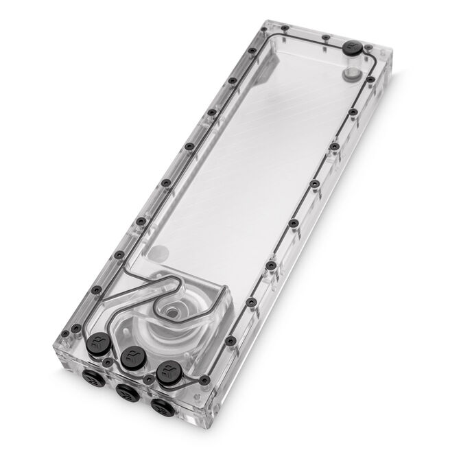EK Water Blocks EK-Quantum Kinetic3 FLT D5 PWM Combinaison réservoir-pompe - 360 mm, D-RGB, Acrylique