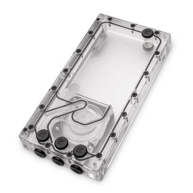 EK Water Blocks EK-Quantum Kinetic3 FLT D5/DDC Réservoir d'équilibrage - 240 mm, D-RGB, Acrylique