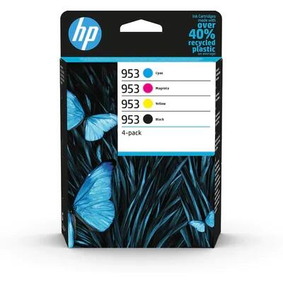Cartouches HP Original 953 - Pack multipack 4 pièces (6ZC69AE) cyan, magenta, jaune, noir