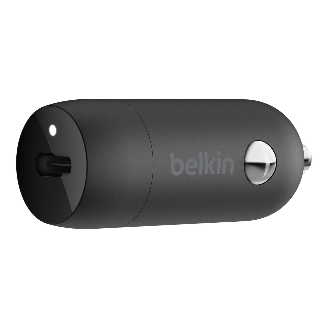 Chargeur de voiture BoostCharge 30 W USB-C de Belkin, noir - Appareil seul