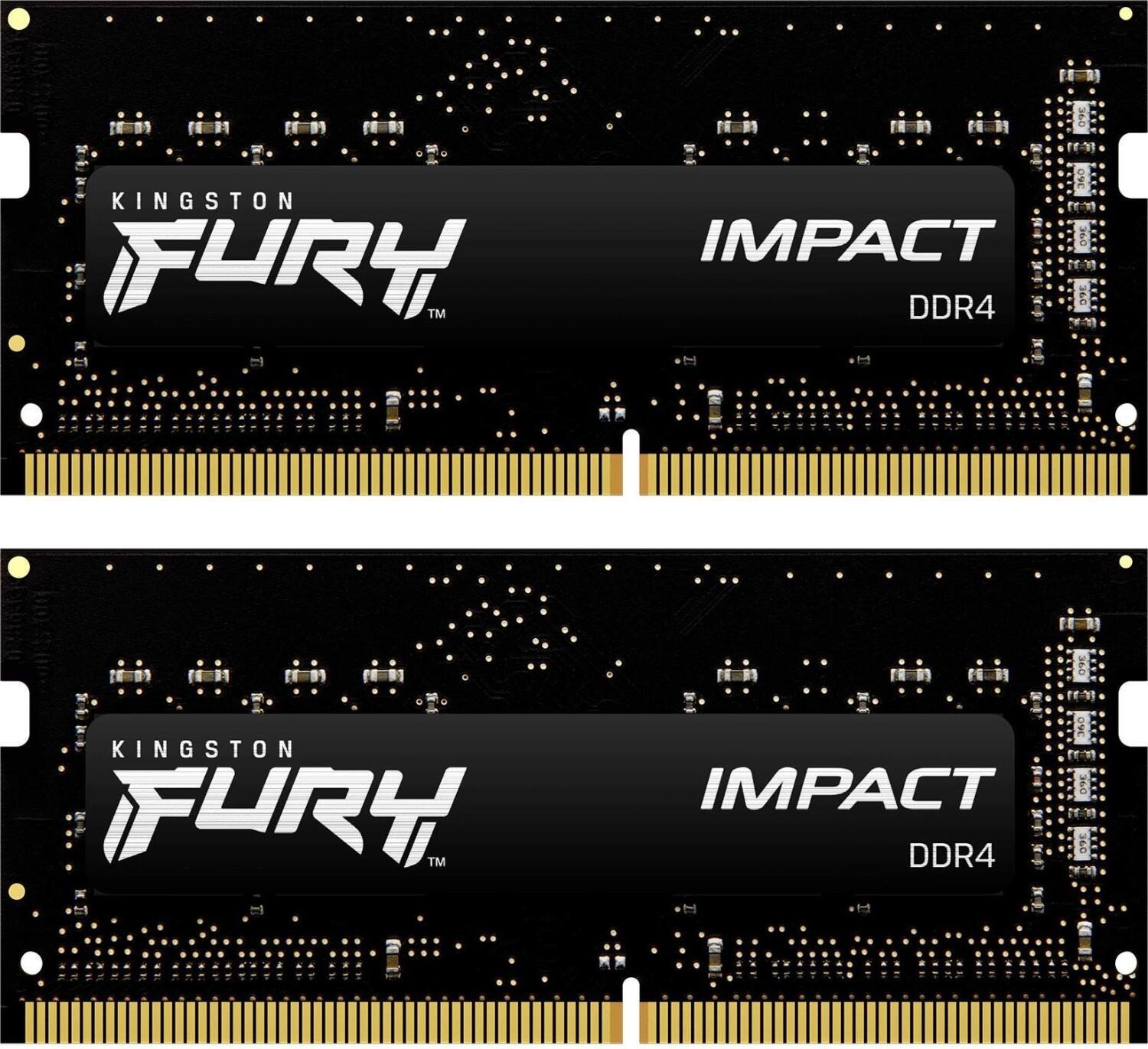 Kingston FURY Impact SO-DIMM 64 Go, DDR4-3200, CL20-22-22