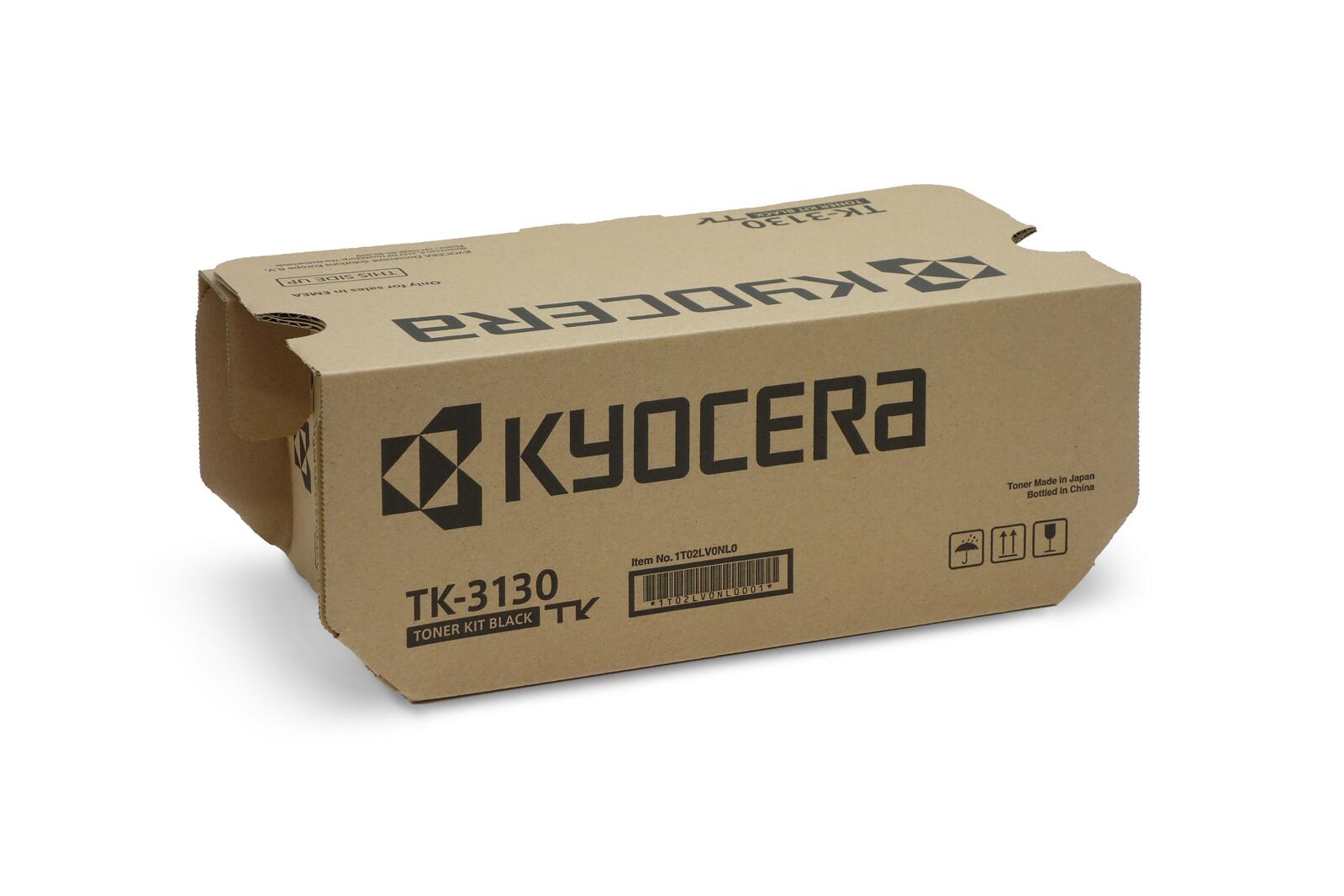 Toner original Kyocera TK-3130 noir - 25 000 pages (1T02LV0NL0) pour M3550, M3560, FS-4200, 4300