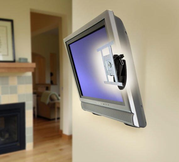 Support mural Ergotron LX HD pivotant pour moniteur jusqu'à 106,68 cm (42 pouces) - Noir