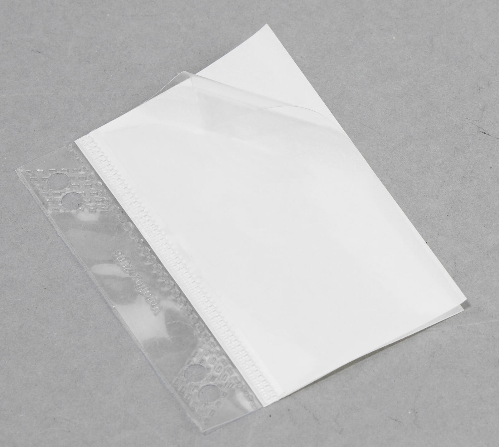 VELOFLEX Bandes de reliure auto-adhésives pour jusqu'à DIN A4 transparent 1 paquet = 50 unités — lot de 50 pièces