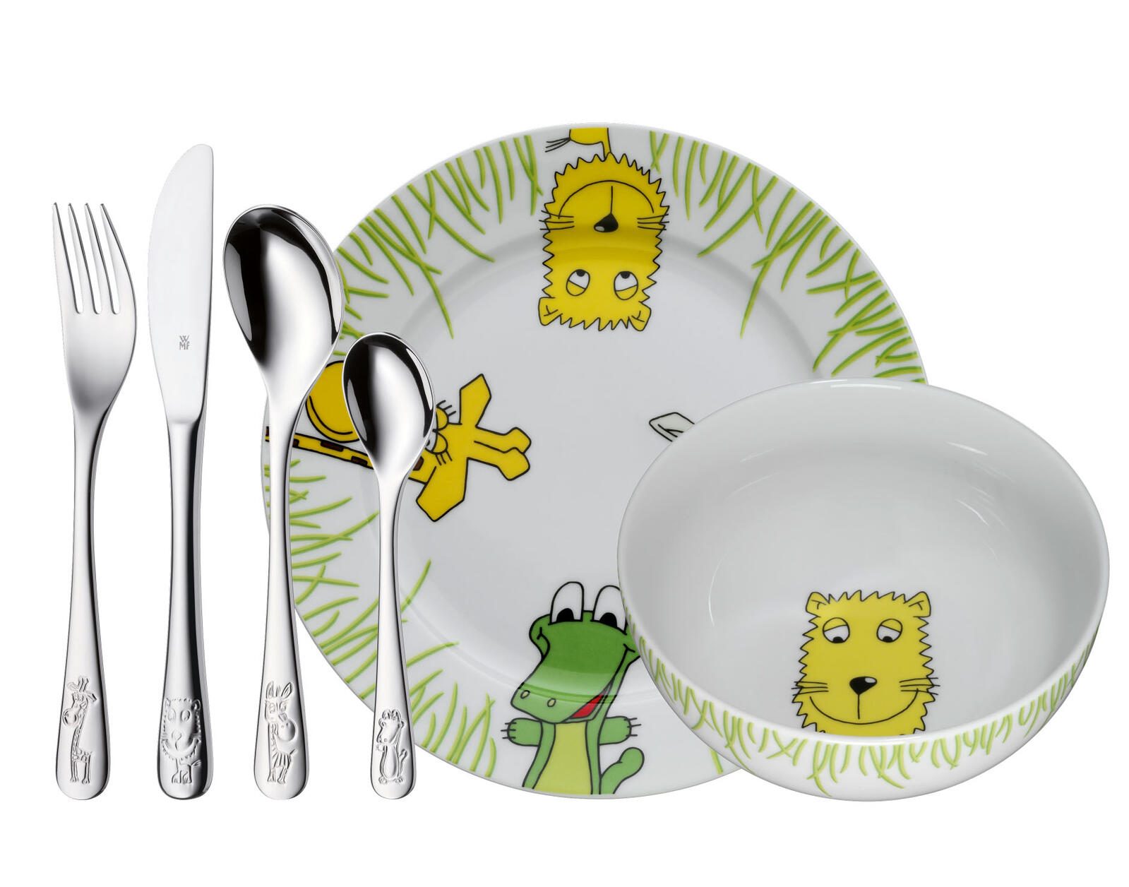 Set de vaisselle pour enfants WMF Safari blanc