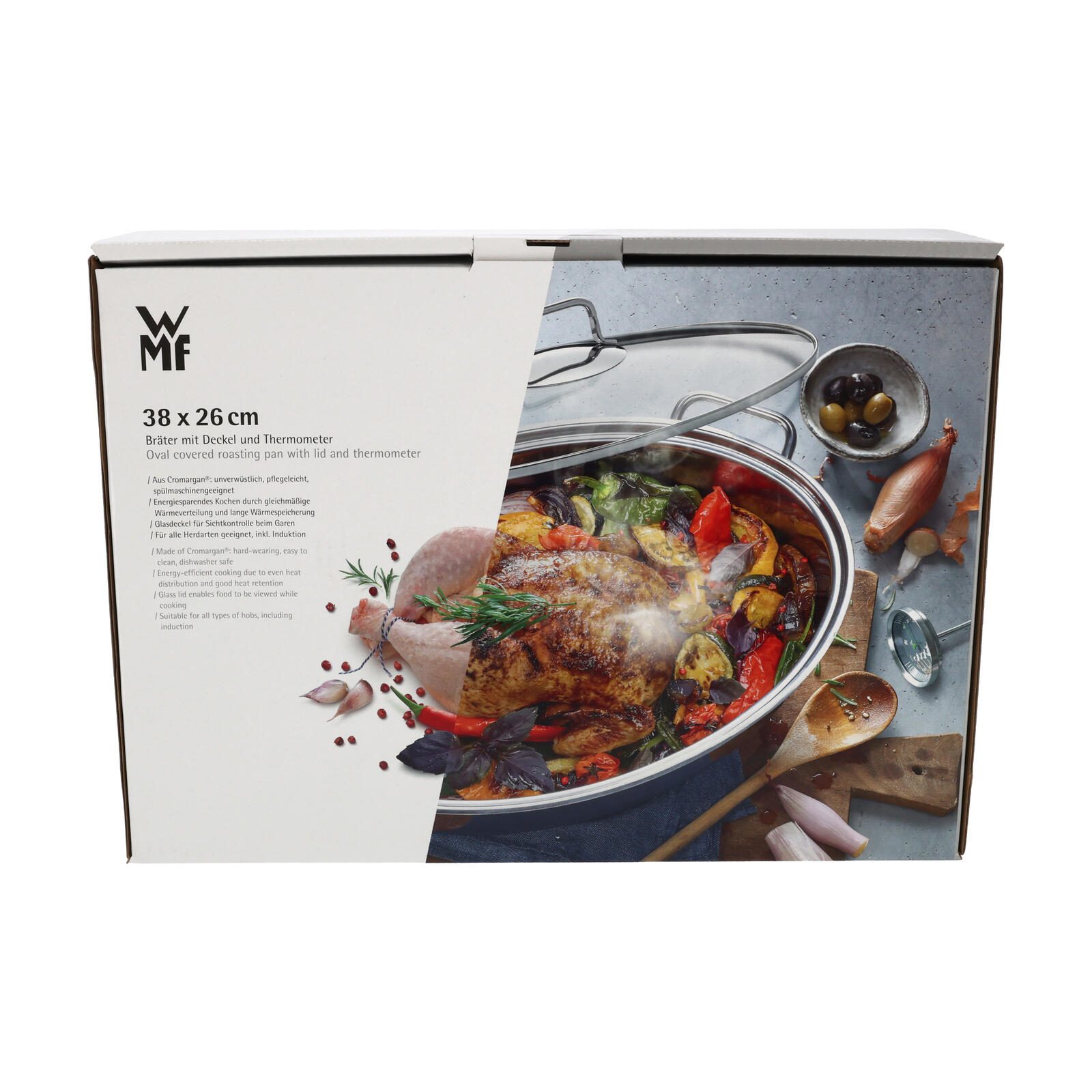 Bratier WMF avec couvercle en verre et thermomètre
