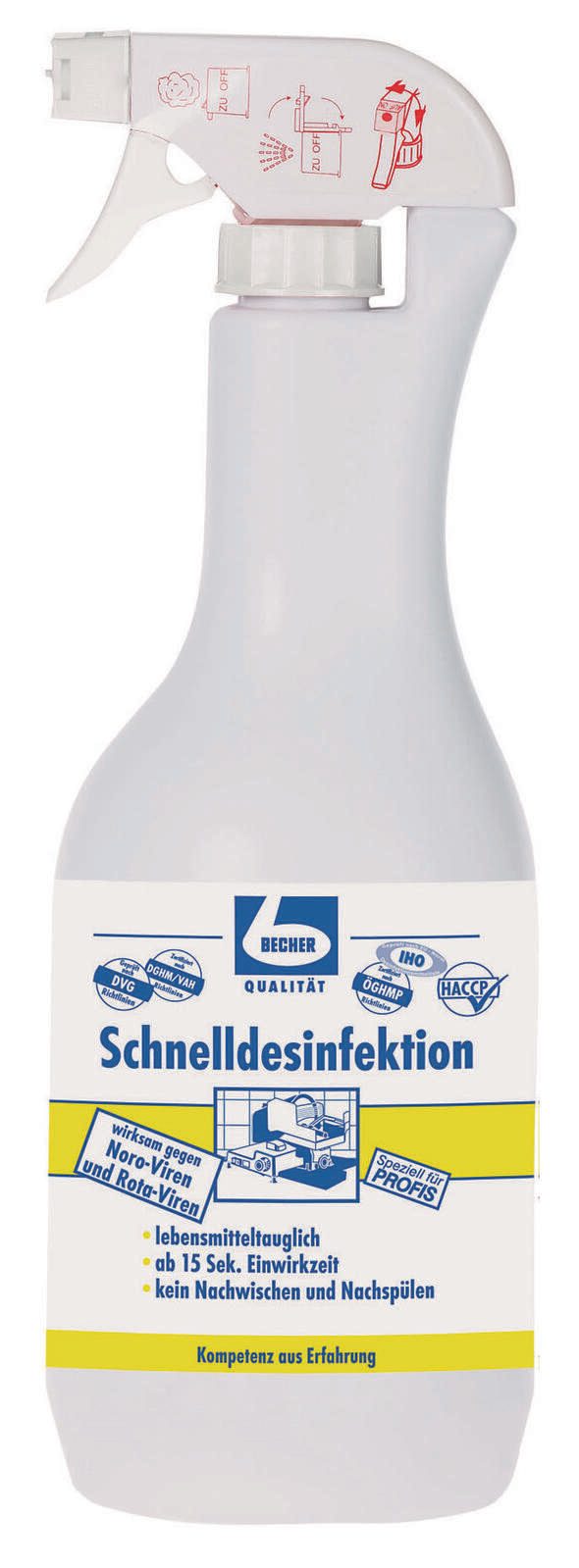 Spray désinfectant Becher 1,0 l