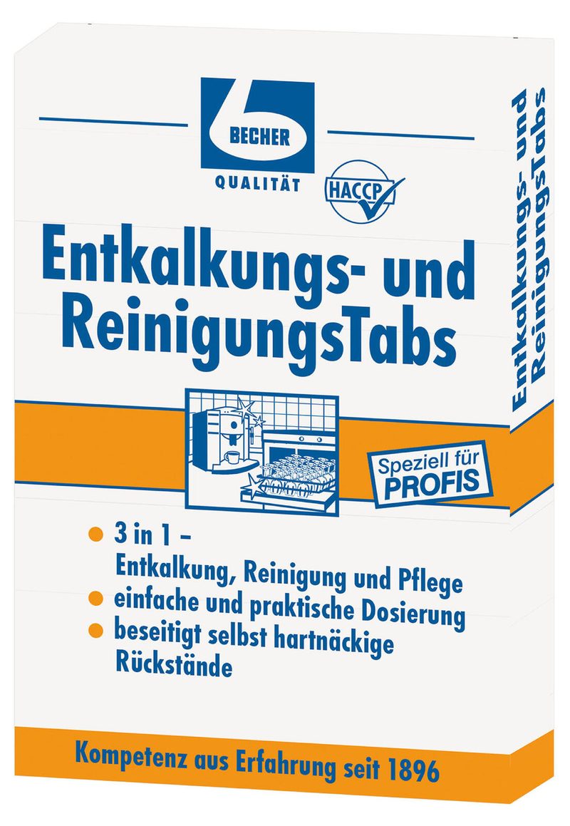 Pastilles détartrantes Becher 8 pièces - 1 pack = 8 pièces — lot de 8 pièces