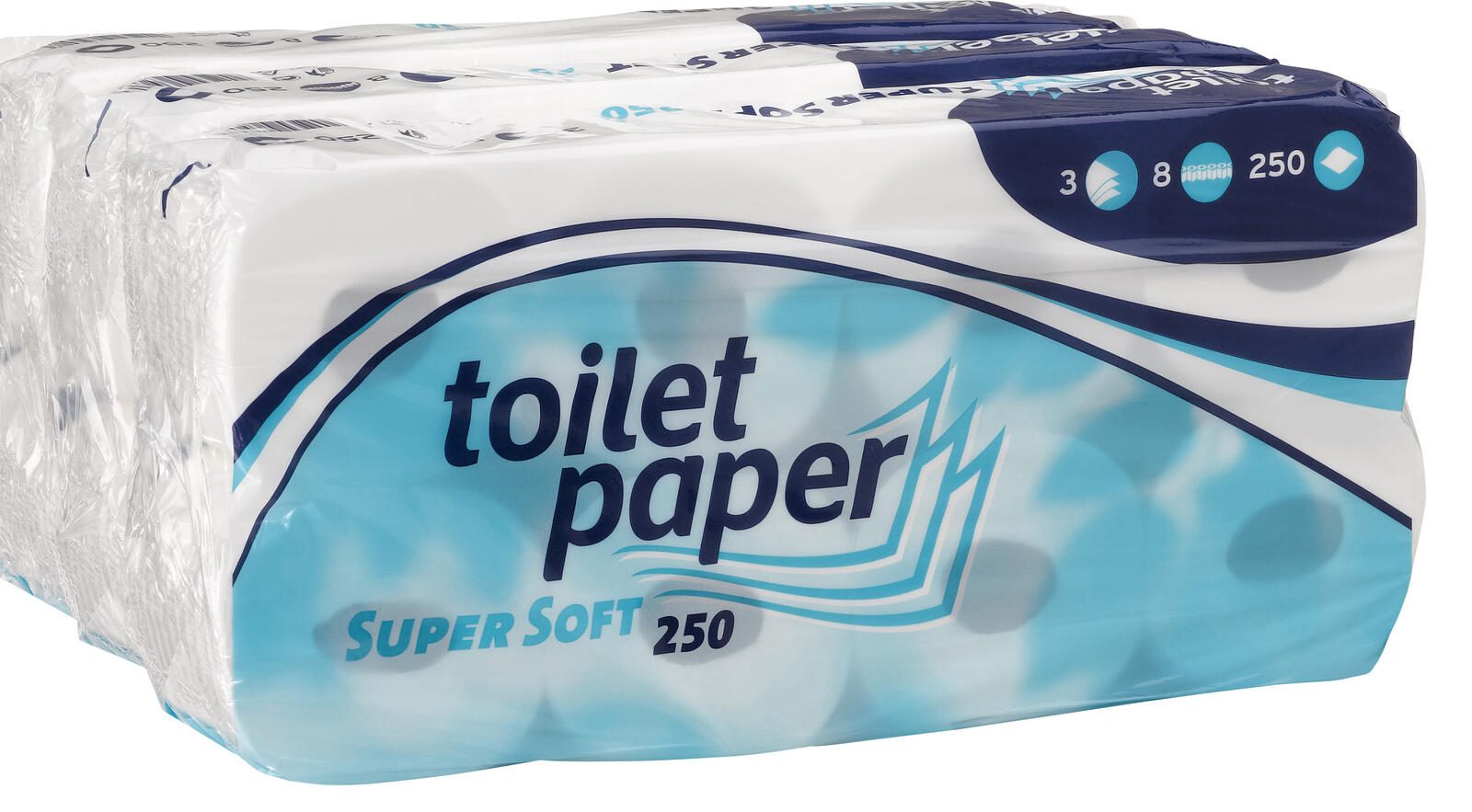 wepa Papier toilette SUPER SOFT 3 couches 1 paquet = 72 rouleaux