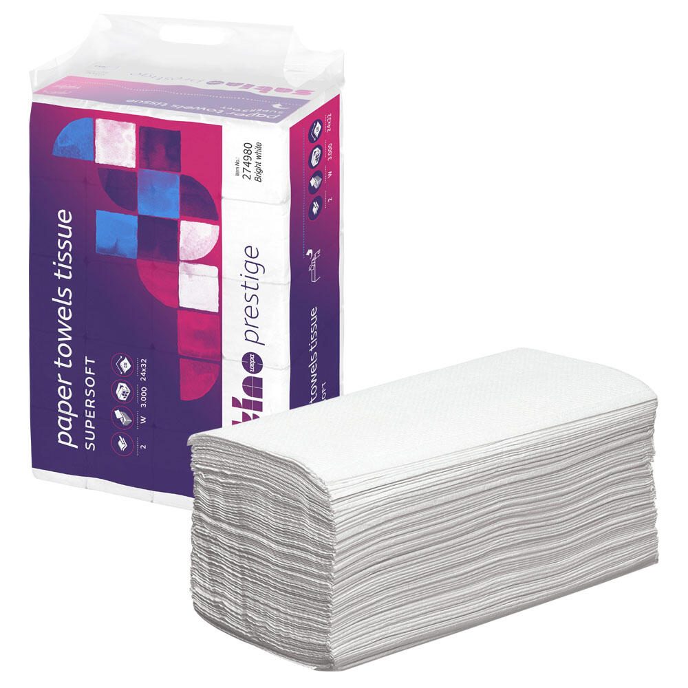 Essuie-mains en papier Satino by wepa prestige 2 couches