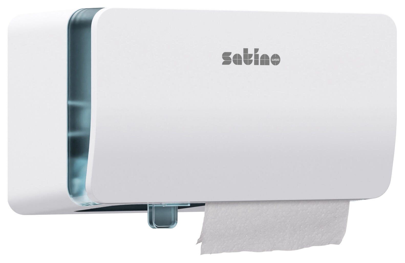 Satino by wepa HYGINITY Distributeur de papier toilette blanc