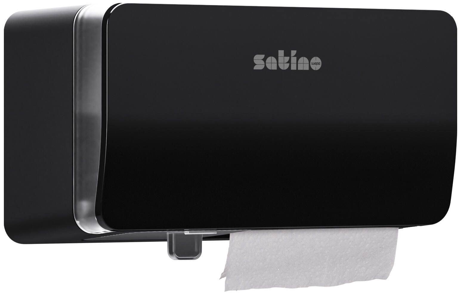 Satino by wepa HYGINITY MT1 System Distributeur de papier toilette noir