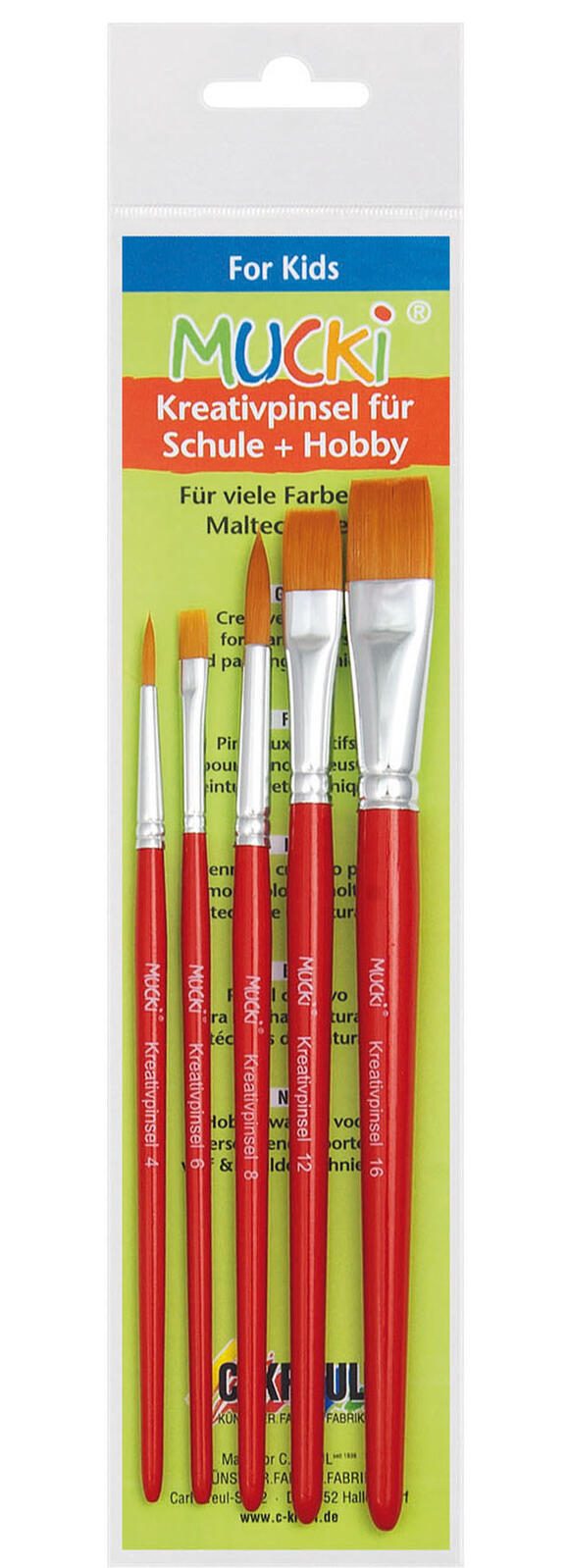 KREUL Jeu de pinceaux 5 pièces 1 boîte = 5 pièces — lot de 5 pièces