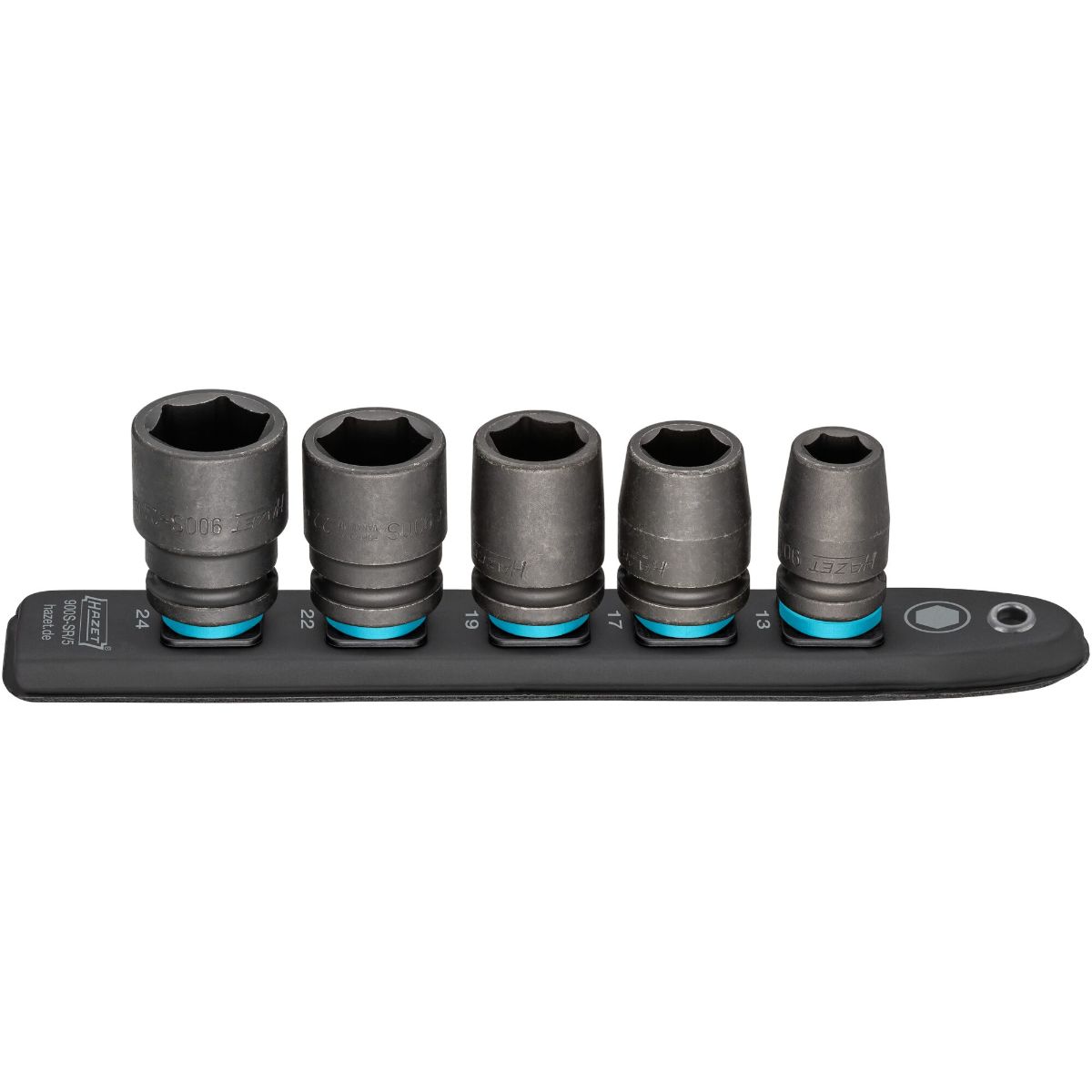 Barrette flexible SmartRail en plastique HAZET carré 12,5 mm (1/2"), profil hexagonal extérieur Traction