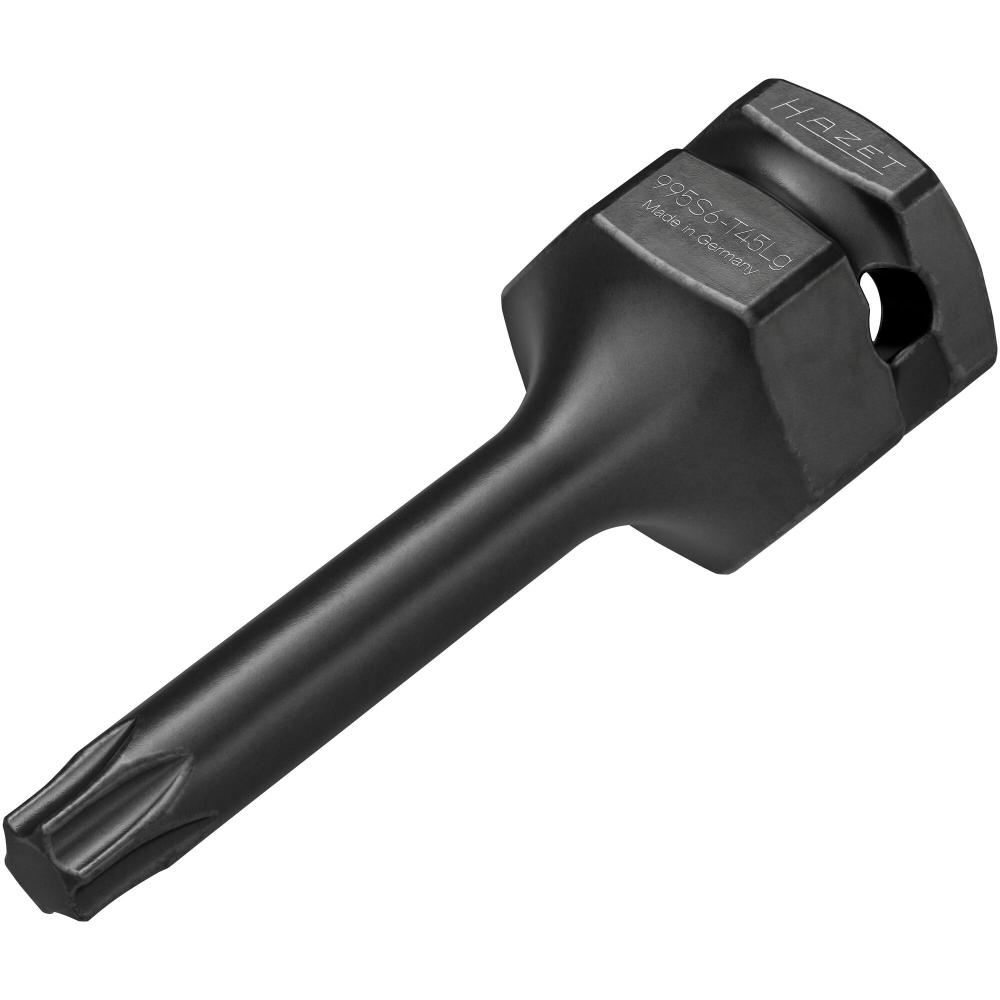 Douille à choc et à machine pour tournevis 995S6 Long - 1/2 pouce (12,5 mm) carré Hazet