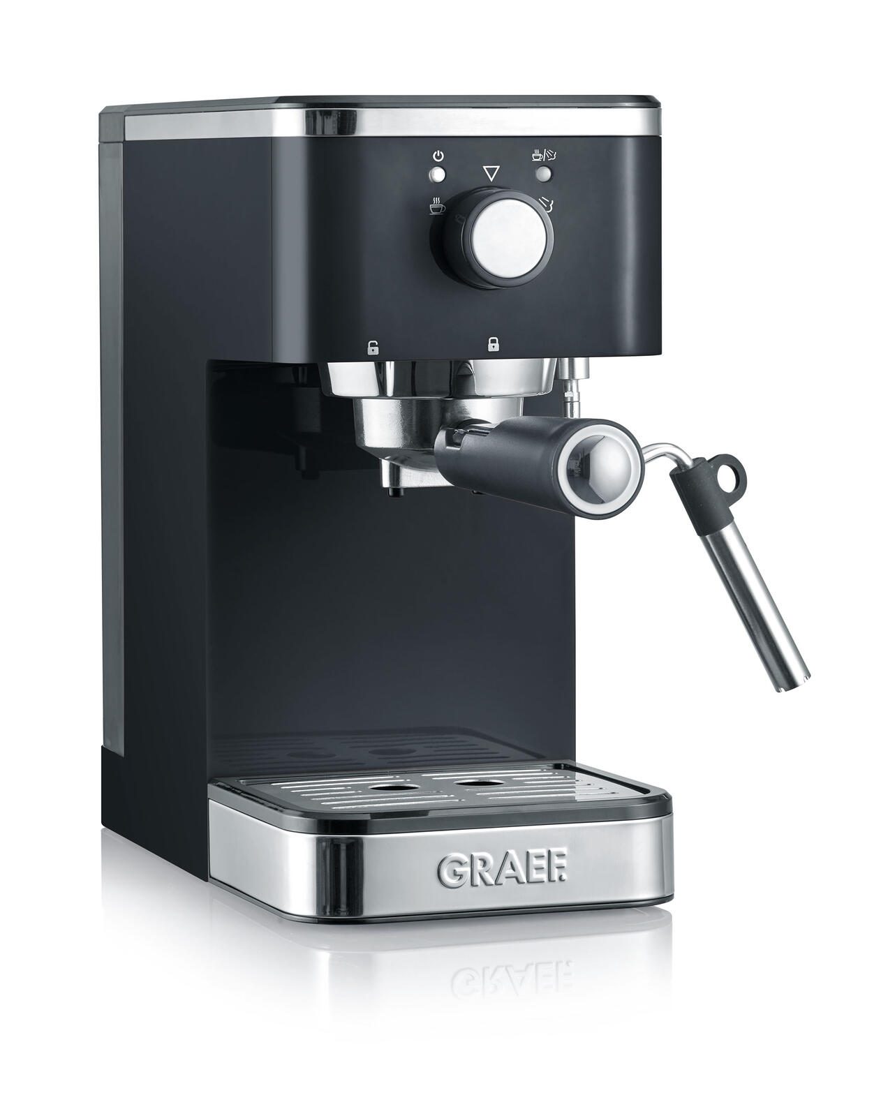 Machine à espresso à porte-filtre Graef Salita ES 402, noir (abandonné)