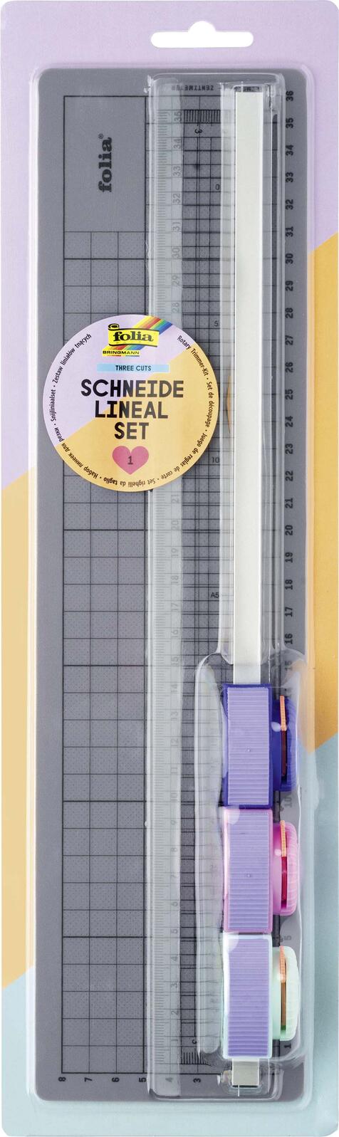 Set de règles de découpe folia 35 cm