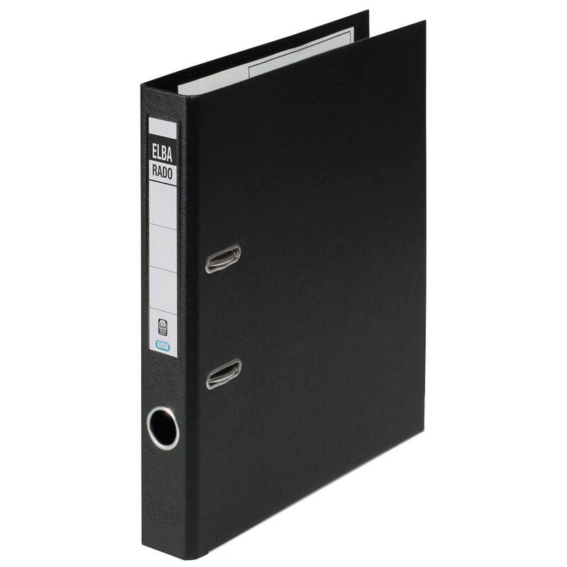 Classeur ELBA rado plast DIN A4, 5 cm noir