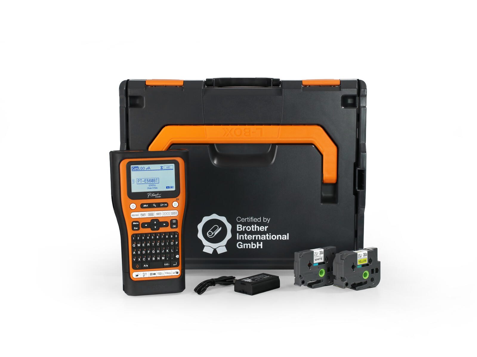 Brother PT-E560BT et système de ruban L-BOXX 136 Appareil d'étiquetage