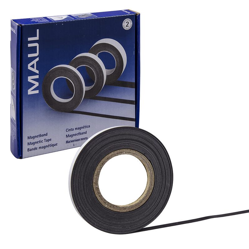 MAUL Bande magnétique autocollante 1,0 x 1000,0 cm brun