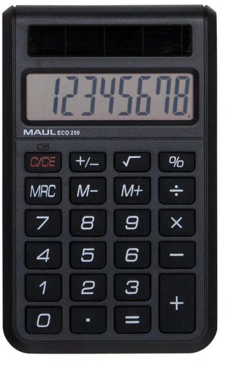 Calculatrice de poche MAUL ECO 250 7268290