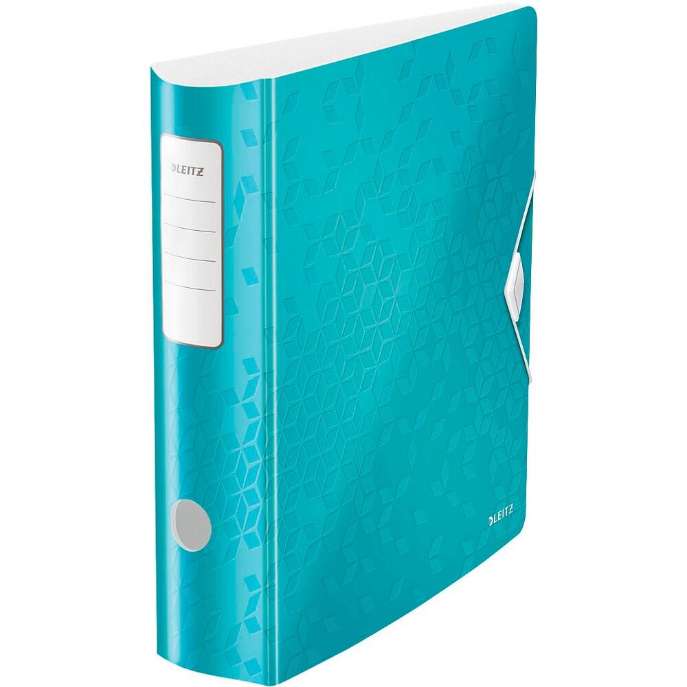 Classeur Leitz 180° Active DIN A4, 8,2 cm bleu glacier