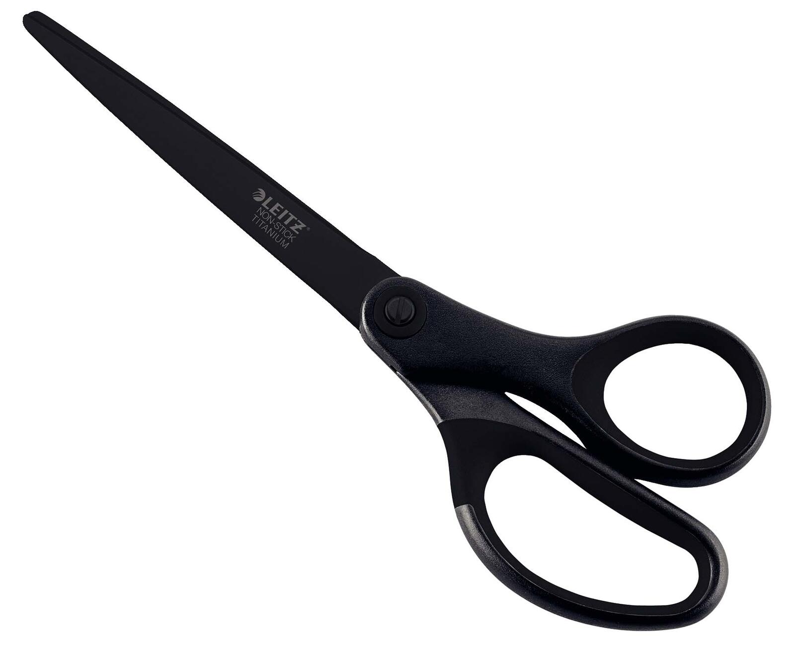 Ciseaux antiadhésifs Leitz Titanium noir 18,0 cm