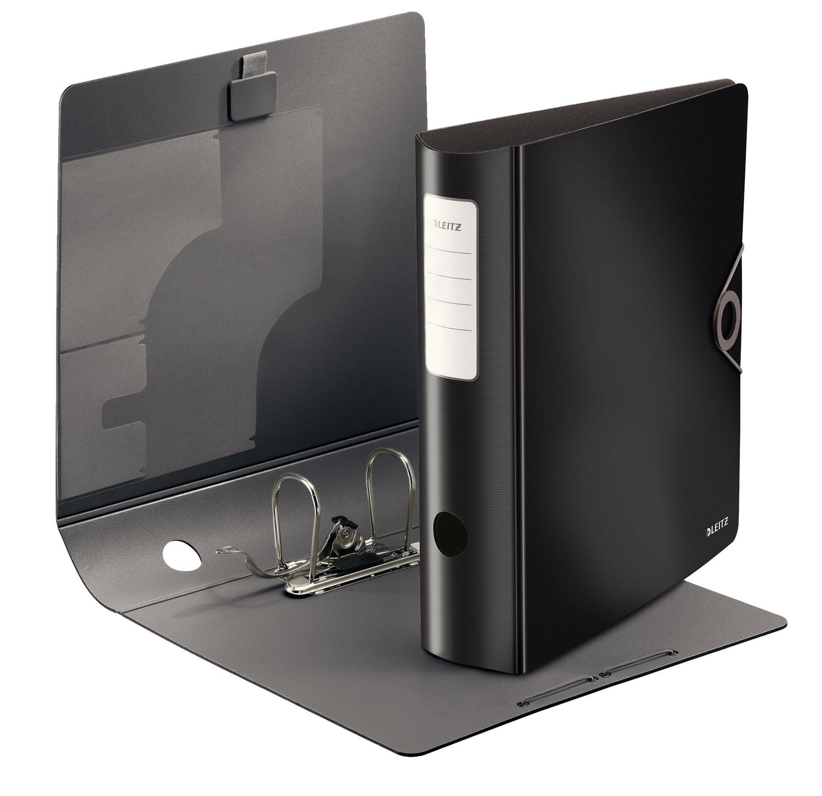 Classeur LEITZ largeur dos 8,2 cm DIN A4 plastique noir
