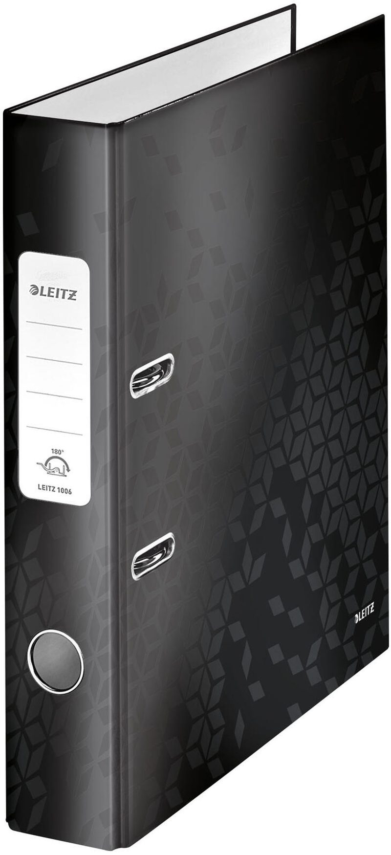 Classeur qualité LEITZ WOW 180° DIN A4, 5 cm noir