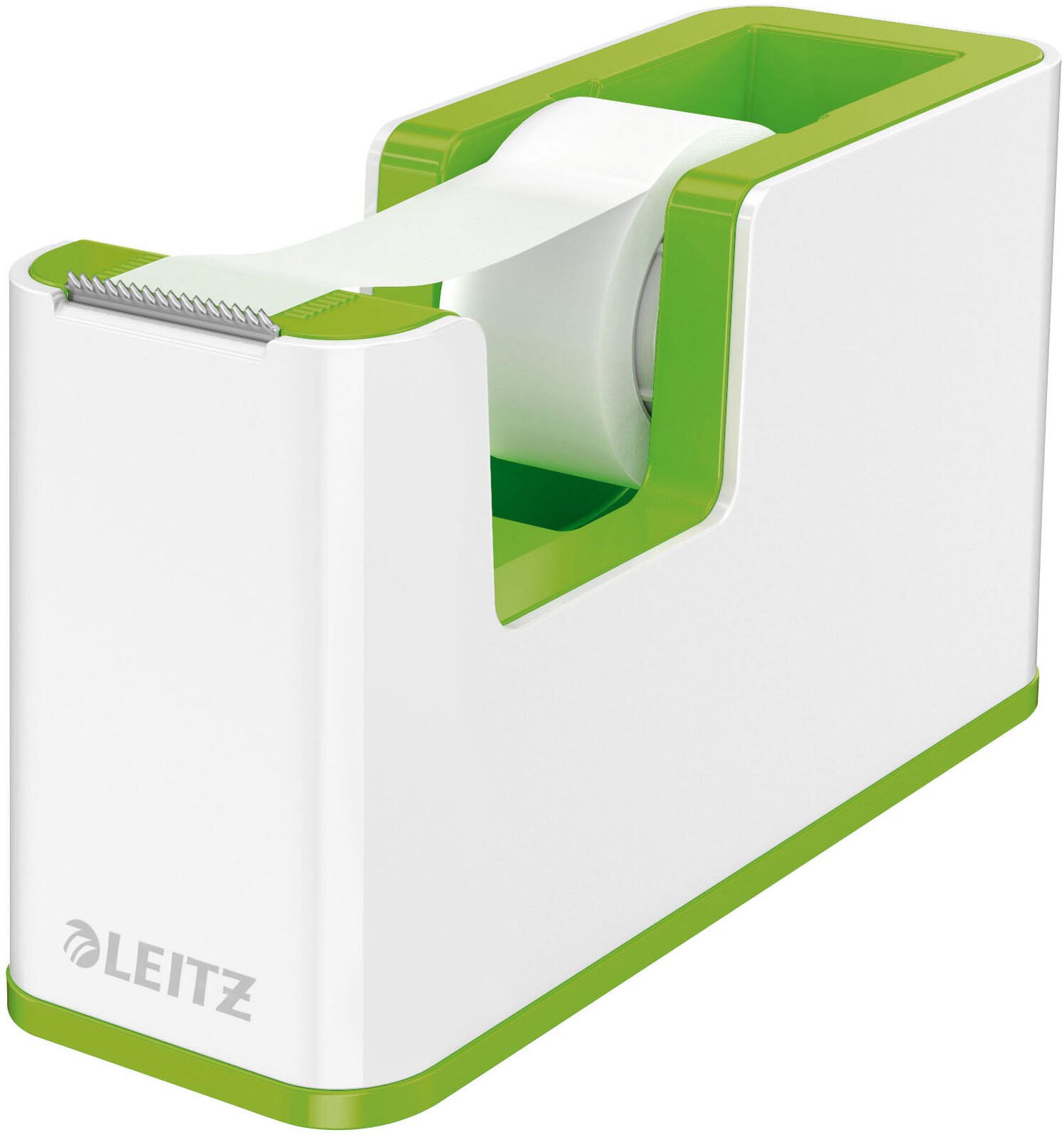 LEITZ Dérouleur de ruban adhésif WOW Duo Colour blanc nacré/vert