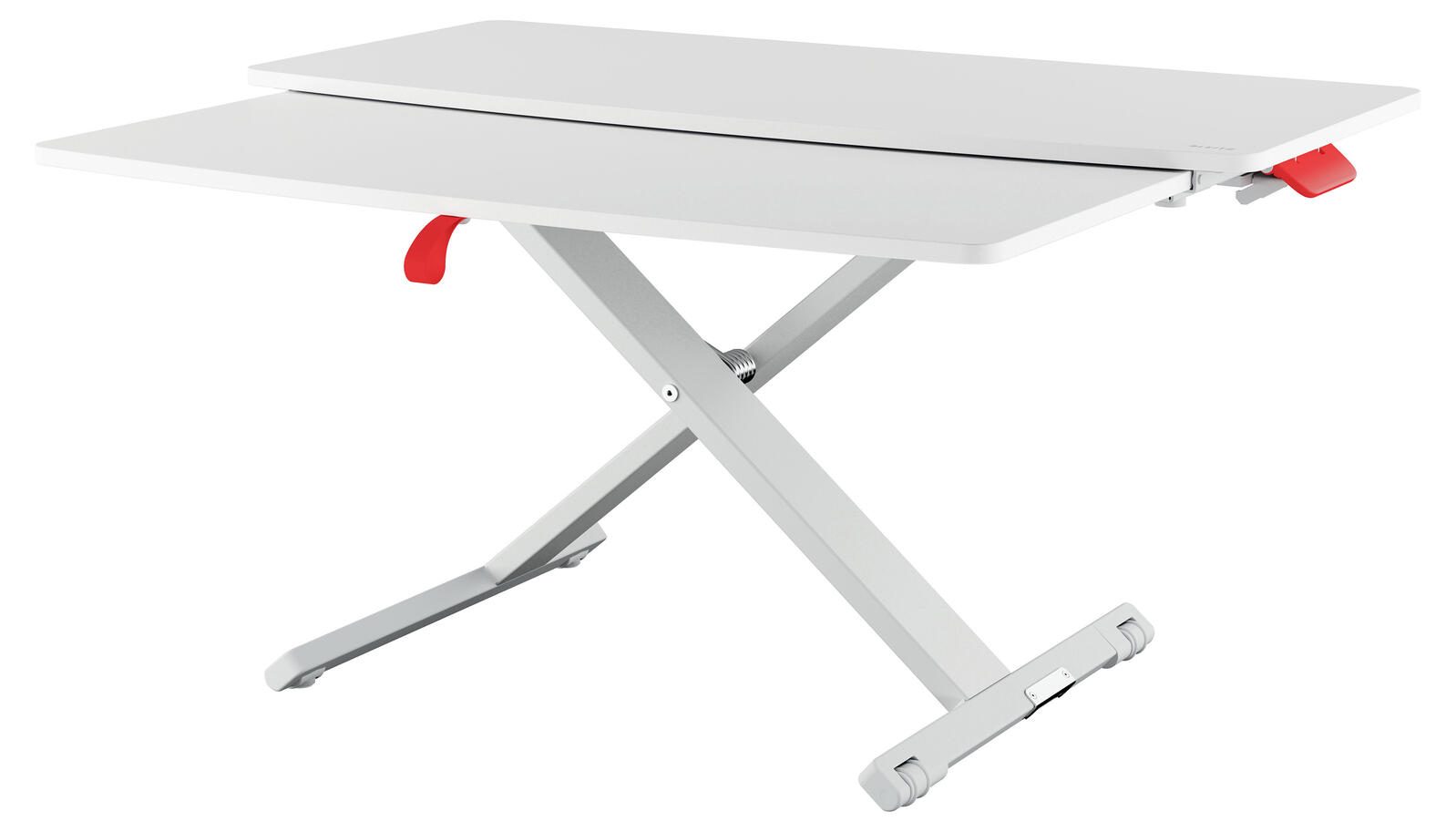 Plateau de bureau LEITZ Ergo Cosy avec rangement gris