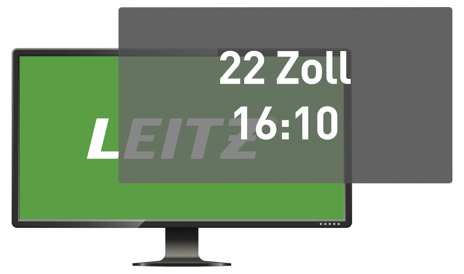 Film de protection d'écran LEITZ anti-reflets pour 55,9 cm (22,0 pouces)