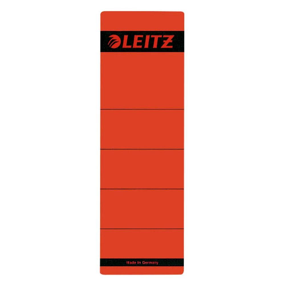 Étiquette de classeur 16420025 court/large Papier rouge 10 pièces/paquet