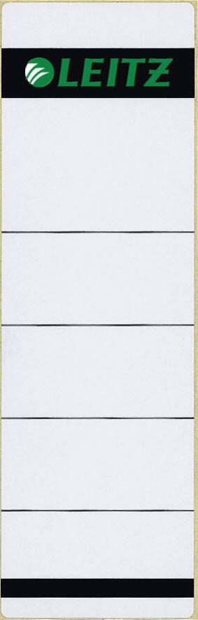 Étiquettes pour classeur Leitz 16421085 (format court/large) - Papier - 100 étiquettes/pack