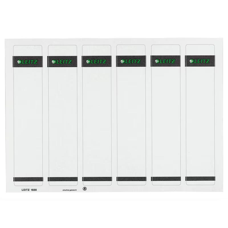 Étiquettes pour classeur Leitz 16860085 étroites/courtes - Papier - 600 étiquettes/paquet