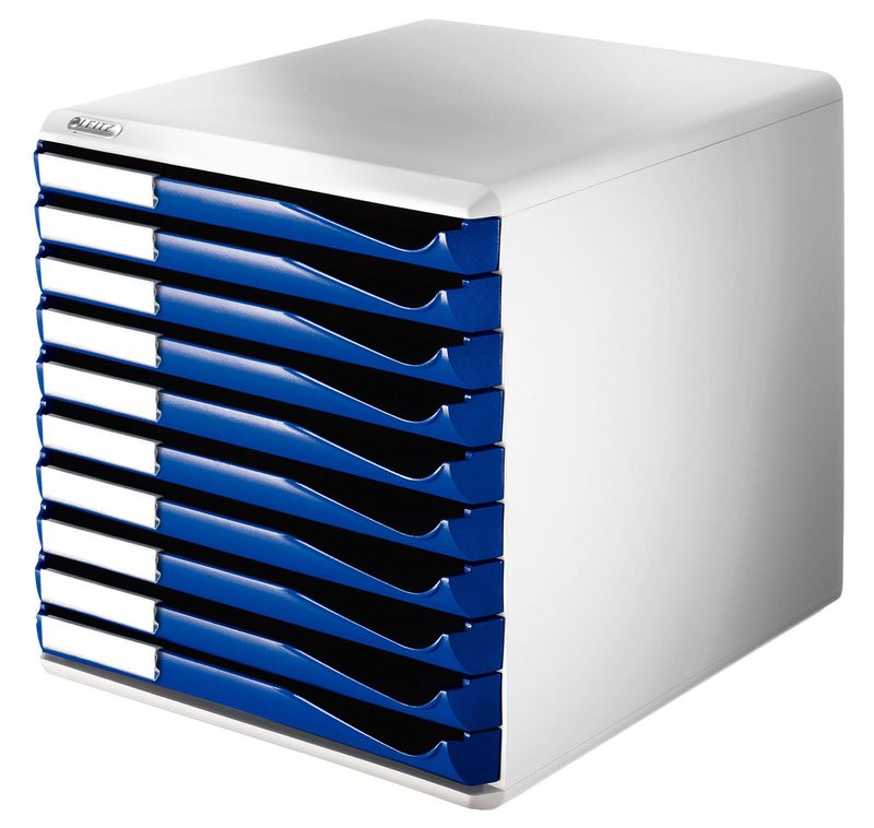 Boîte à tiroirs LEITZ 52810035 DIN A4, 28,5 x 35,5 x 29,0 cm