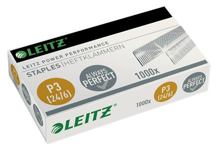 Agrafes 55700000 24/6 30 feuilles zinguées 1 000 pièces/boîte